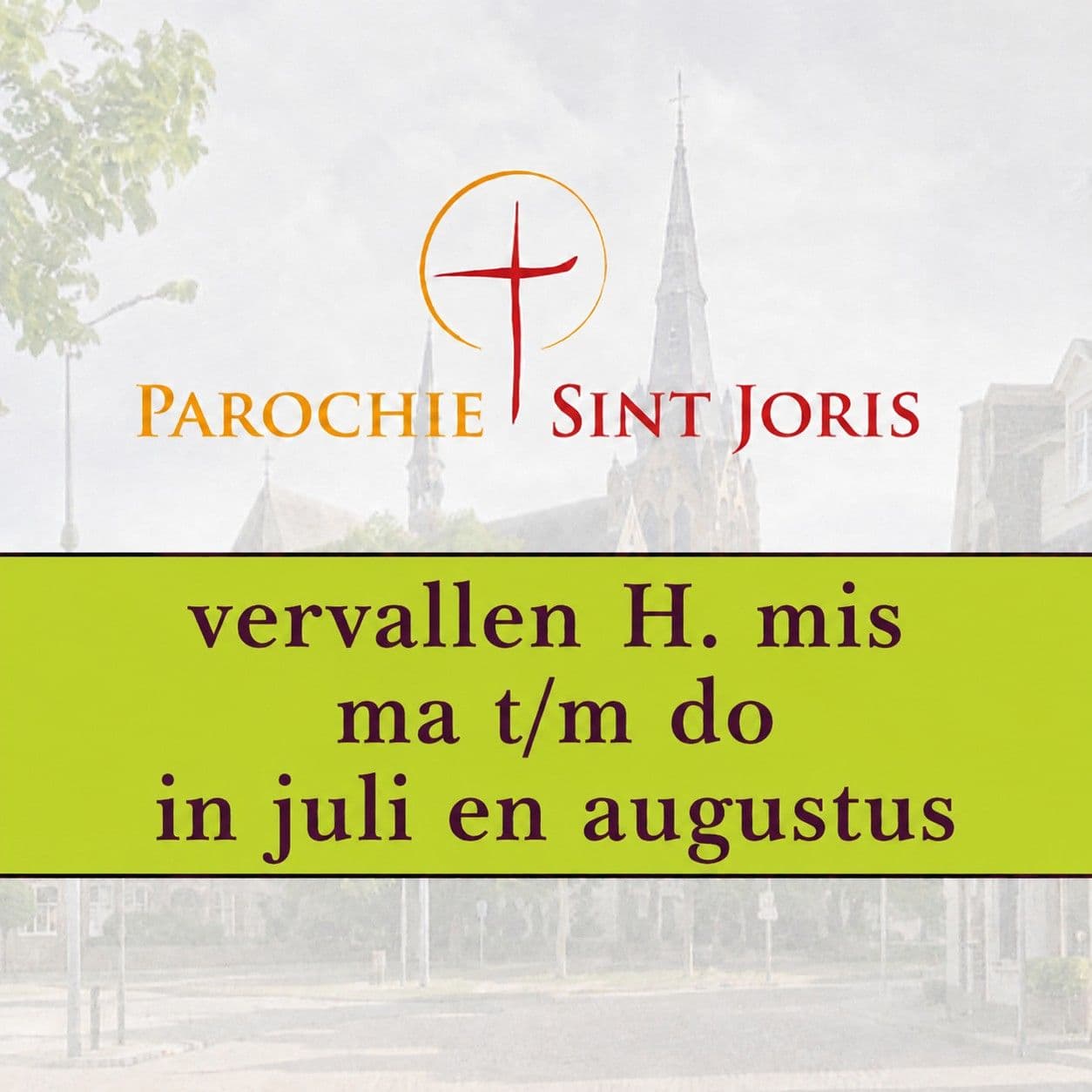 H. Missen van 09.00 uur vervallen image