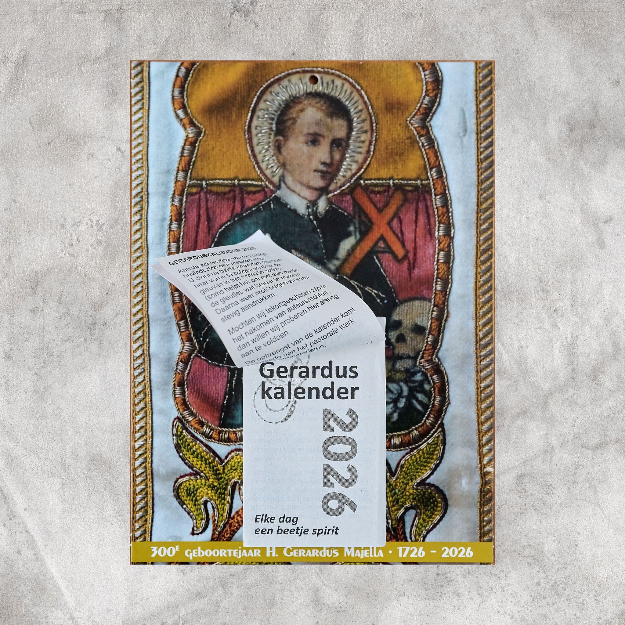 St. Gerard's calendar 2026 image